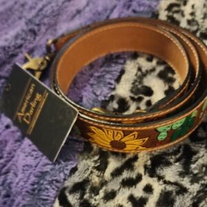 American Darling Brown and Green Floral Strap